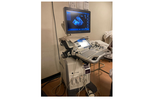Ultrasound machine at a public hospital in Zimbabwe